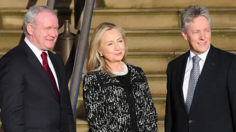 Pacemaker Hillary Clinton visited Stormont when she was US secretary of state in 2012