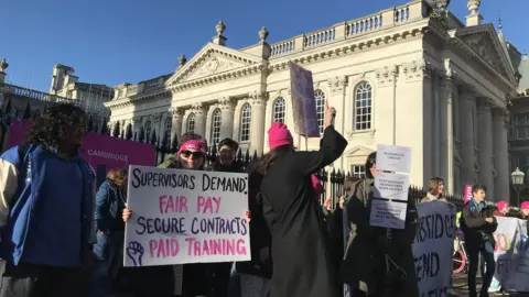 Orla Moore/BBC UCU strike in Cambridge