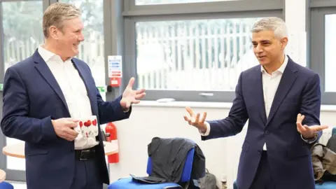 Stefan Rousseau / PA Keir Starmer and Sadiq Khan