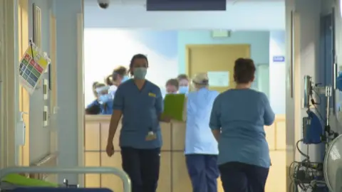 Staff on ward at Golden Jubilee