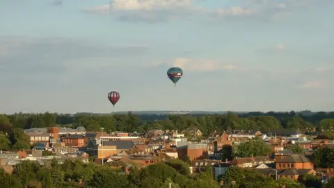 Getty Images Balloons in Basingstoke