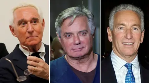 Reuters, Getty Images Roger Stone, Paul Manafort, Charles Kushner