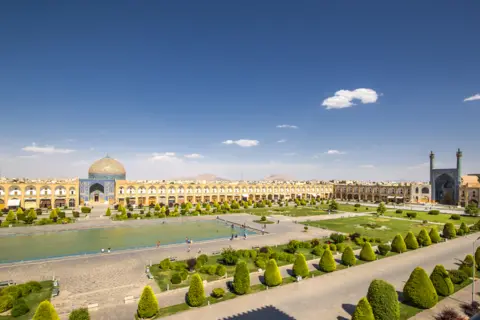 Getty Images Naqsh-e Jahan Square, known also as Imam Square, is a square situated at the centre of Isfahan city, Iran