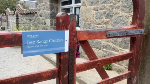 BBC Herm School sign