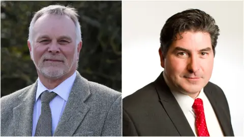 PA Media/Labour Party Galen Milne (left) and Rob Flello (right)