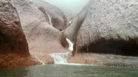 Waterfalls on Uluru