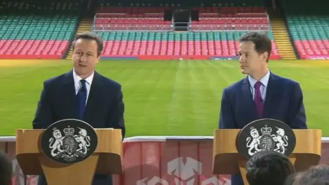 David Cameron and Nick Clegg