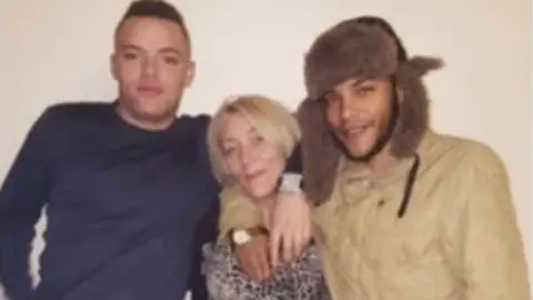 Gloucestershire police Kieran Robinson and family