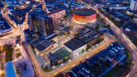 Stoke-on-Trent City Council Artist's impression of Hanley after regeneration