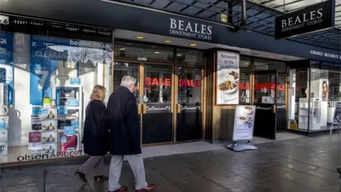 PA Media Beales store in Stockport