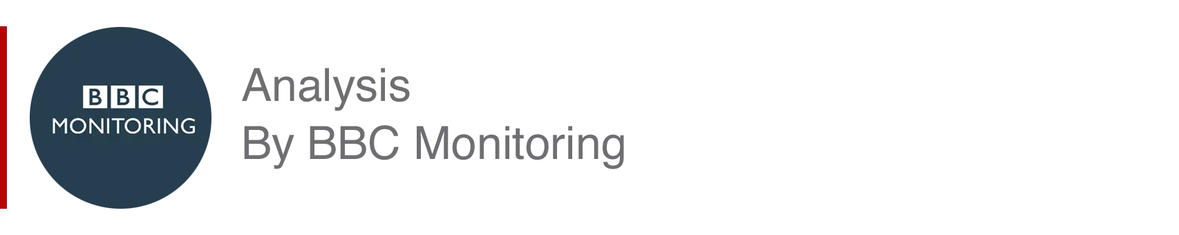 Analysis box by BBC Monitoring