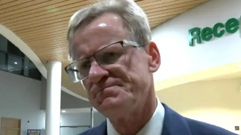 BBC Anthony O'Sullivan has been in a long-running dispute with the council