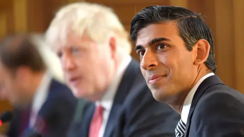 PA Media Boris Johnson and Rishi Sunak