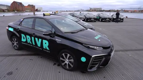 Hydrogen powered taxi in Denmark