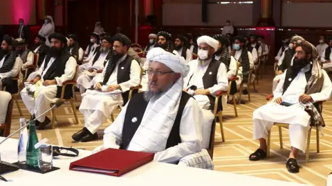 EPA Opening session of negotiations between Taliban and Afghanistan government in Qatar