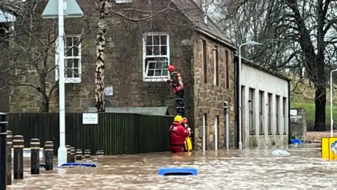 flooding in Cupar