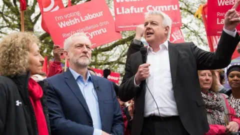 Getty Images Jeremy Corbyn and Carwyn Jones