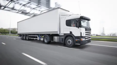 Getty Images Lorry on a motorway