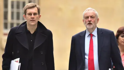 PA Media Jeremy Corbyn and his adviser Seamus Milne