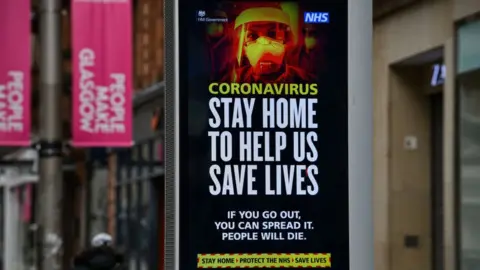 Getty Images coronavirus sign