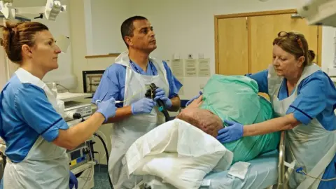 True Wonder/BBC Scotland Stephen has an endoscopy