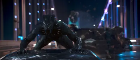 Marvel A scene from Black Panther