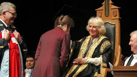 PA Media Princess Anne getting degree from Camilla