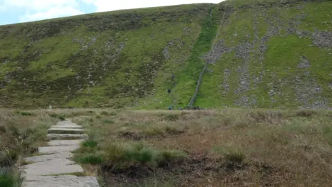 YDNPA High Lot footpath on Ingleborough