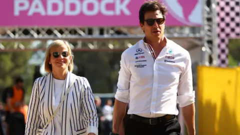 Getty Images Susie Wolff and her husband, Toto Wollf