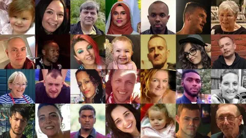 BBC Some of the people killed in the UK in 2019