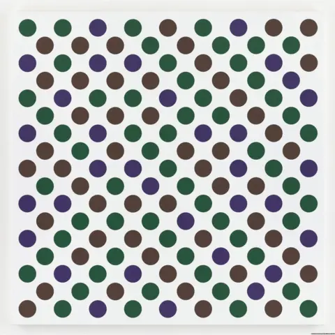 Photo: Anna Arca / David Zwirner Gallery Image of Bridget Riley's Dark 2