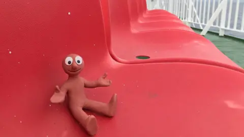 Peter Lord Morph on CalMac ferry seats