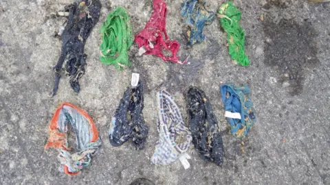Welsh Water These knickers were found blocking the drains in Abertillery