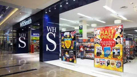 WH SMITH A WH Smith high street store