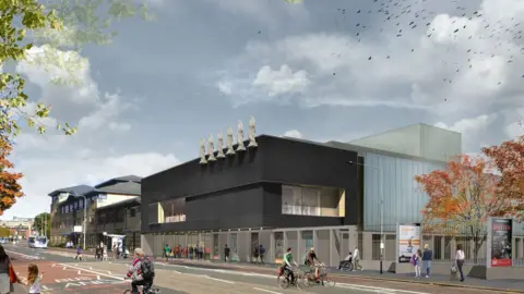 Citizens Theatre Artist's impression of redeveloped Citizens Theatre