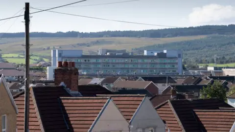 Getty Images Prince Charles Hospital, Merthyr, an area with one of the highest infection rates currently in Wales