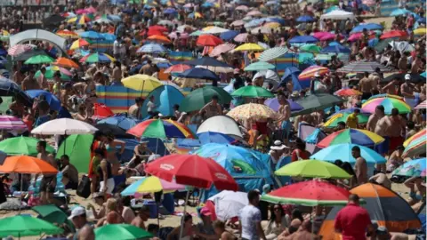 PA Media Bournemouth beach on 25 June 2020