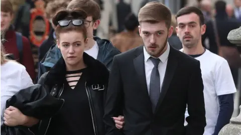 PA Alfie's parents Tom Evans and Kate James