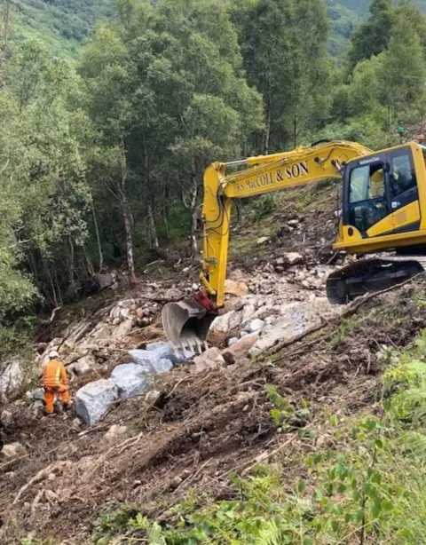 Highland Council Road clean-up