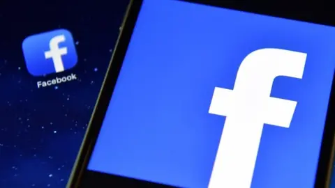 Getty Images The Facebook app logo (03 August 2016)