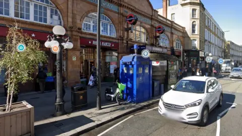 Google Earl's Court TARDIS