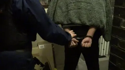 City of London Police Arrested man in Kings Cross raid