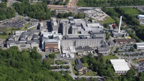 BBC A view of Derriford Hospital