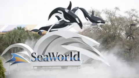 Getty Images SeaWorld Orlando sign