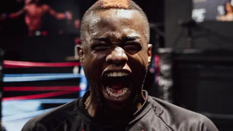 Marc screaming at the camera