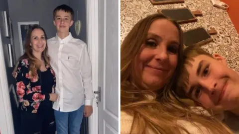 Family Handout Max with his mum