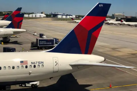 Reuters Delta Airlines planes