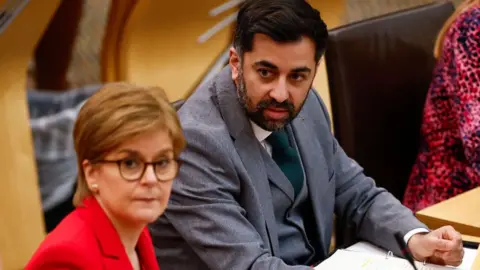 Getty Images nicola sturgeon and humza yousaf