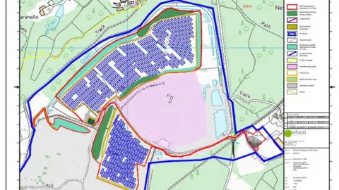 Canford Renewable Energy Proposed site plan