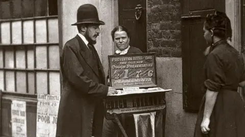 Getty Images Street remedy seller 1877